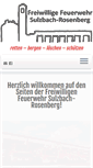 Mobile Screenshot of ff-sulzbach-rosenberg.de