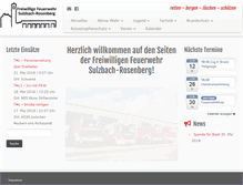 Tablet Screenshot of ff-sulzbach-rosenberg.de